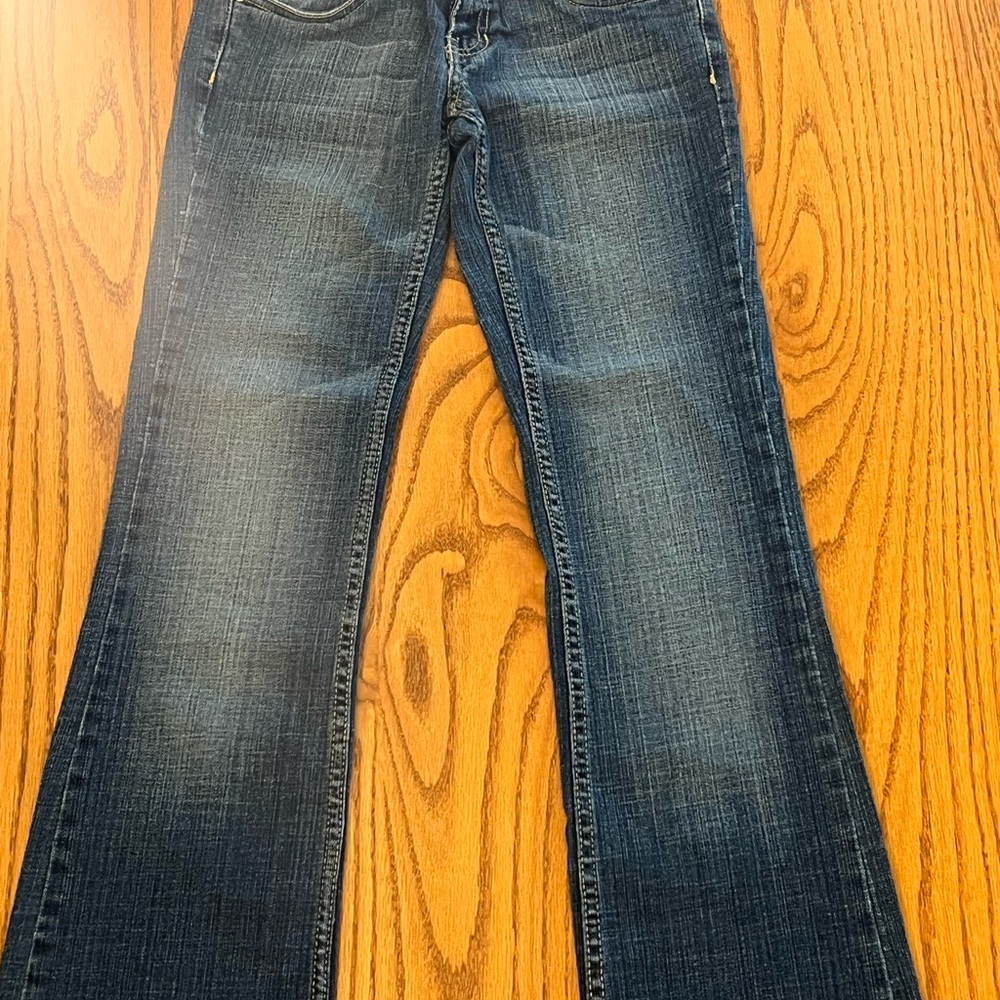 Southpole Bootcut Jeans | Dark Wash with Rhinestones | Size [1]